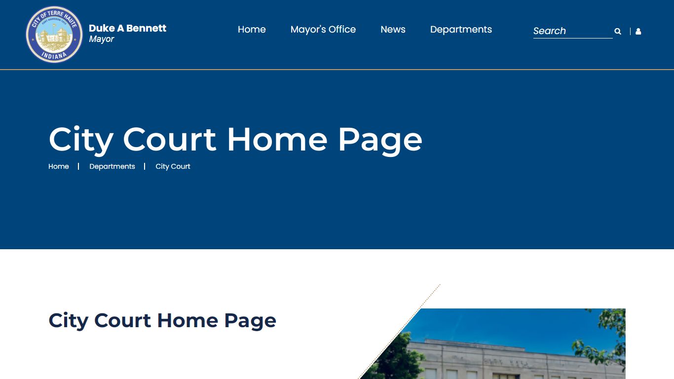 City Court Home Page — City of Terre Haute Government